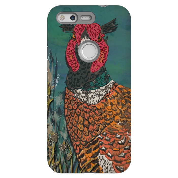 Pixel StrongFit Funny Pheasant by Lotti Brown