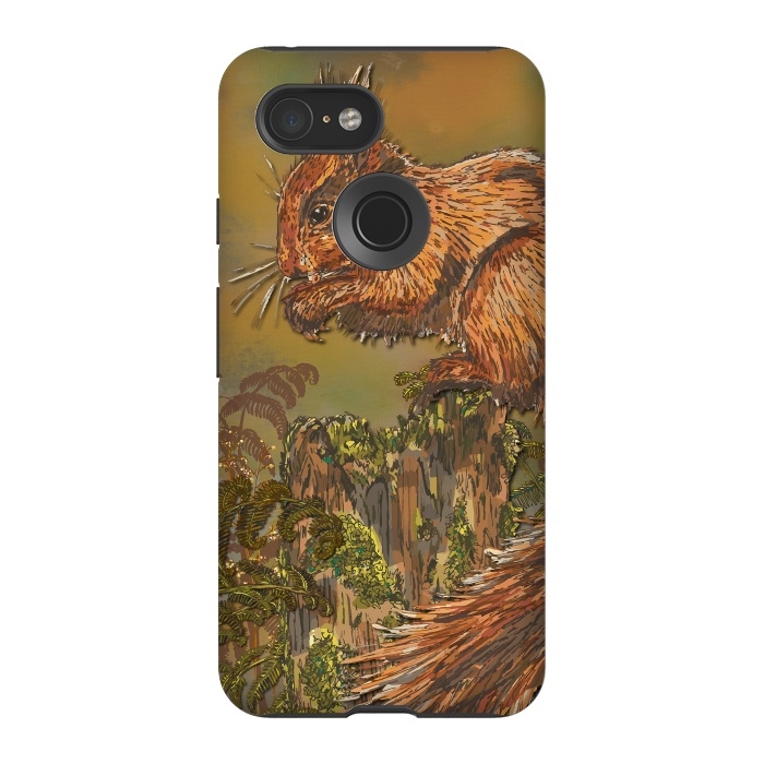 Pixel 3 StrongFit September Squirrel by Lotti Brown
