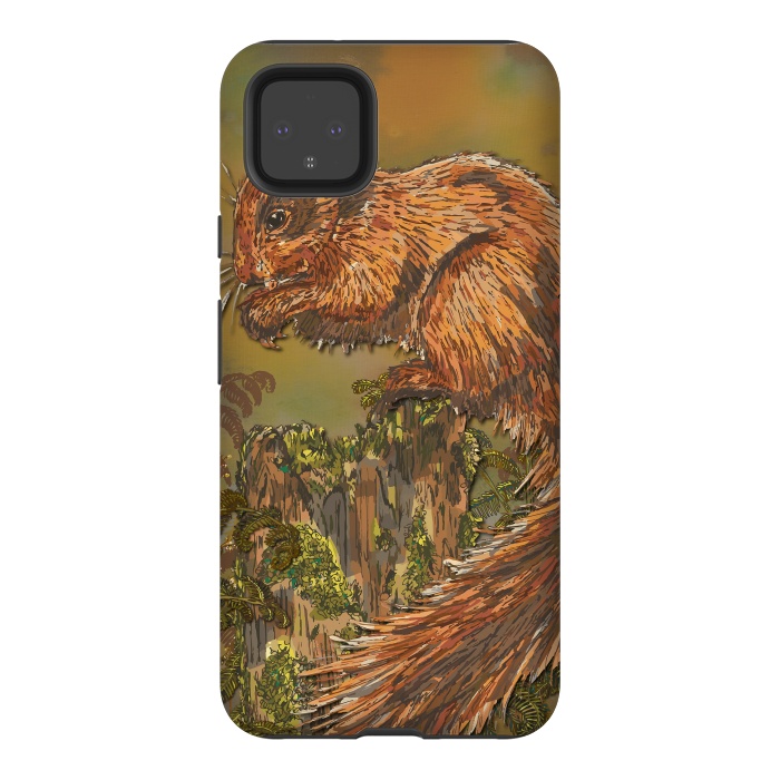 Pixel 4XL StrongFit September Squirrel by Lotti Brown
