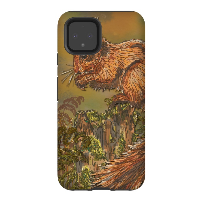 Pixel 4 StrongFit September Squirrel by Lotti Brown