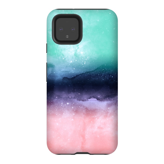 Pixel 4 StrongFit Modern watercolor abstract paint   by InovArts