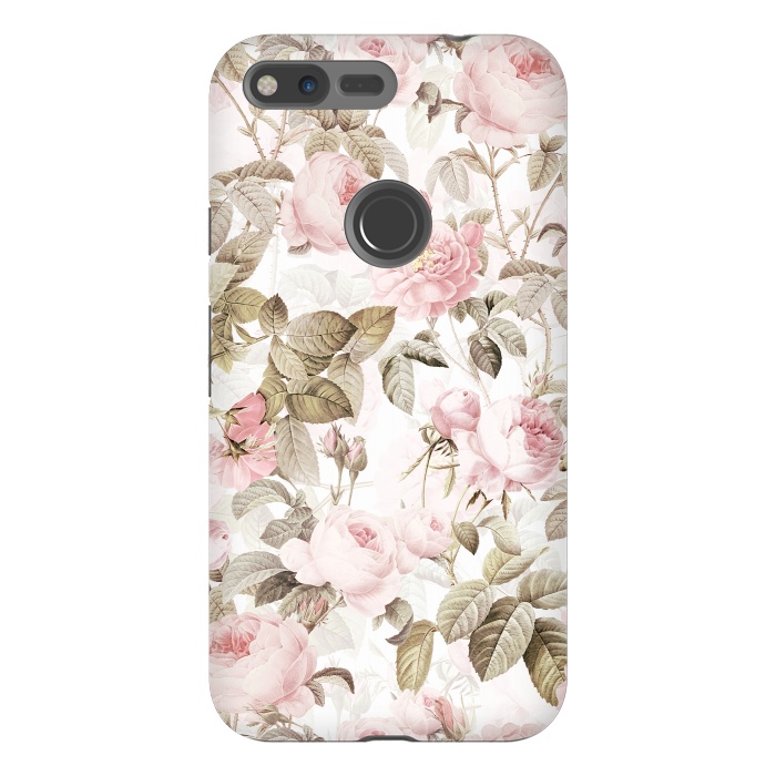 Pixel XL StrongFit Pastel Vintage Roses by  Utart