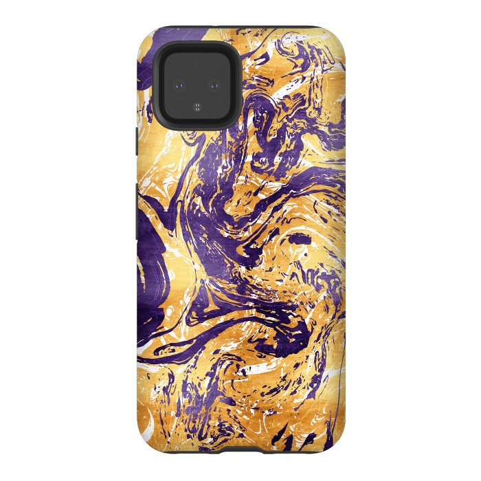 Pixel 4 StrongFit Abstract Marble by Art Design Works