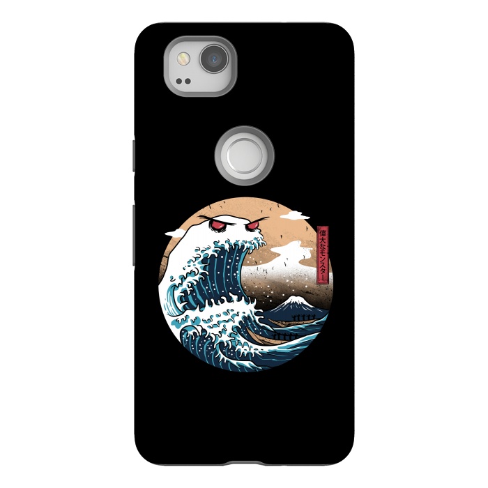 Pixel 2 StrongFit The Great Monster of Kanagawa by Vincent Patrick Trinidad