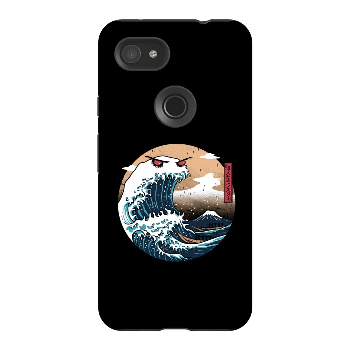 Pixel 3AXL StrongFit The Great Monster of Kanagawa by Vincent Patrick Trinidad