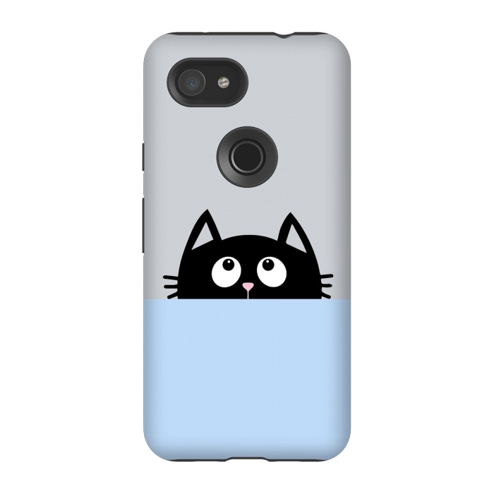 Pixel 3A StrongFit peek a cat by Vincent Patrick Trinidad