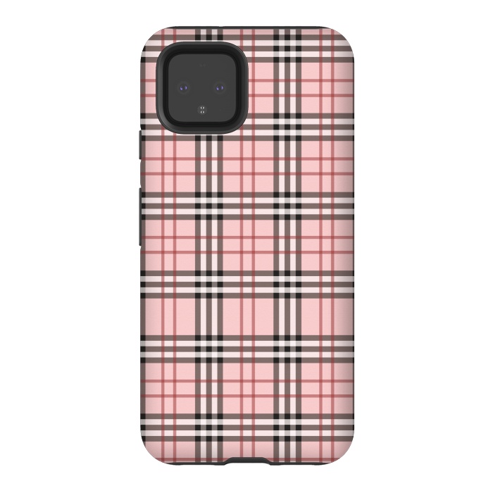 Pixel 4 StrongFit Luxury Plaid by Quirk It Up
