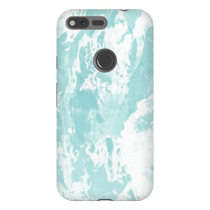 Pixel XL StrongFit Mint blue abstract by Jms