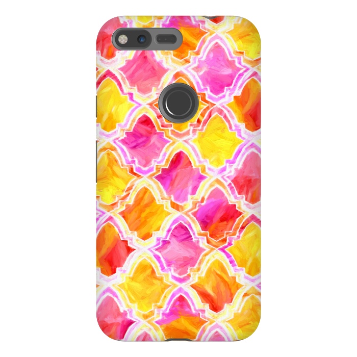 Pixel XL StrongFit Marrakesh Inspired Moroccan In Sunset Colors  by Tigatiga
