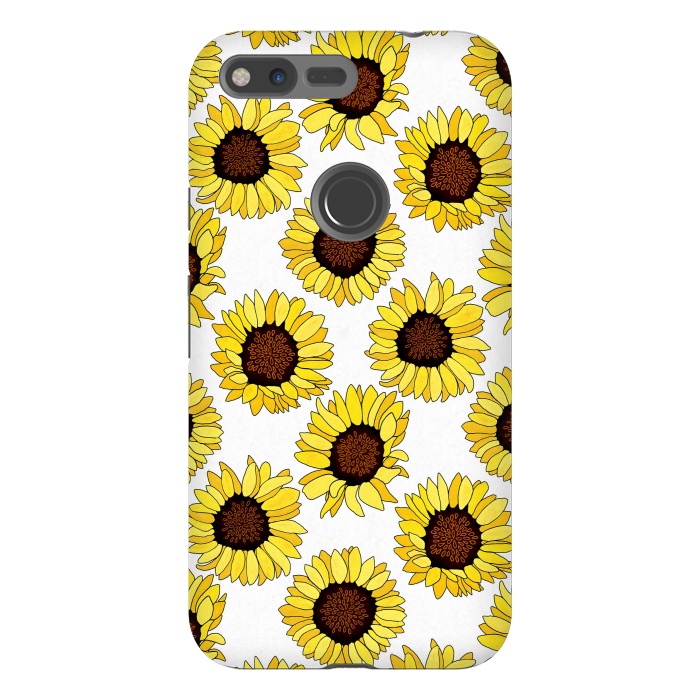 Pixel XL StrongFit Sunflowers Are The new Roses! - White  by Tigatiga