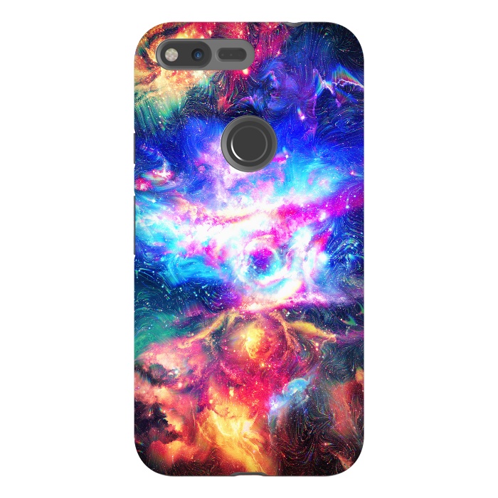 Pixel XL StrongFit Colorful Galaxy by Art Design Works