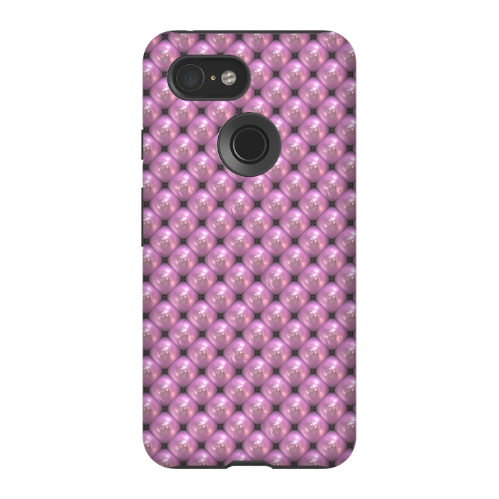 Pixel 3 StrongFit Pink Pearls by Andrea Haase