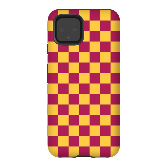 Pixel 4 StrongFit Checkered Pattern VII by Art Design Works