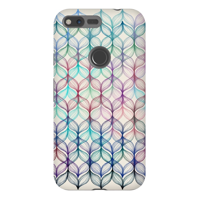 Pixel XL StrongFit Mermaid's Braids - a colored pencil pattern by Micklyn Le Feuvre