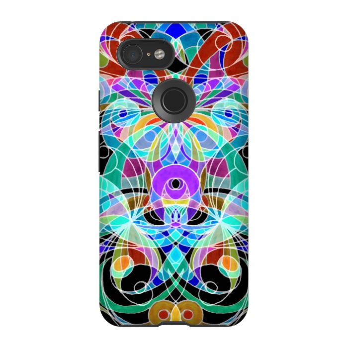 Pixel 3 StrongFit Ethnic Style G11 by Medusa GraphicArt