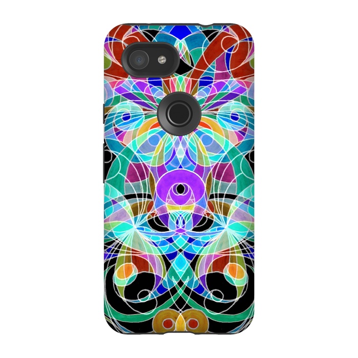 Pixel 3A StrongFit Ethnic Style G11 by Medusa GraphicArt