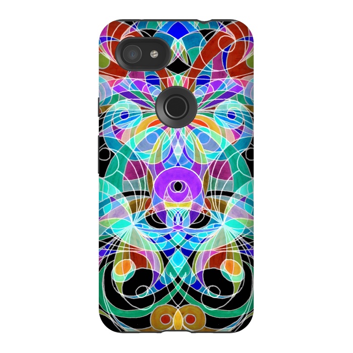 Pixel 3AXL StrongFit Ethnic Style G11 by Medusa GraphicArt