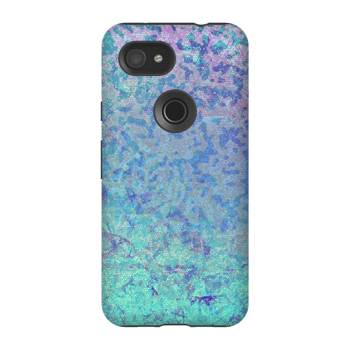 Pixel 3A StrongFit Glitter Star Dust G282 by Medusa GraphicArt