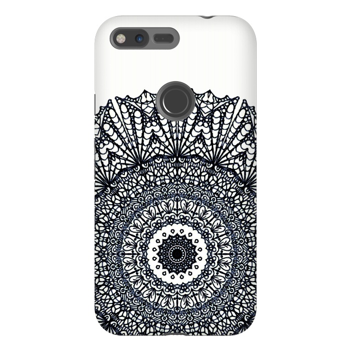 Pixel XL StrongFit Mandala Mehndi Style G378 by Medusa GraphicArt