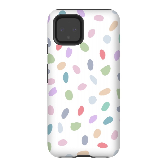 Pixel 4 StrongFit Color Oval Dots by Creativeaxle