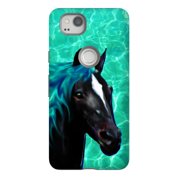 Pixel 2 StrongFit Horse Spirit Water Dream by BluedarkArt