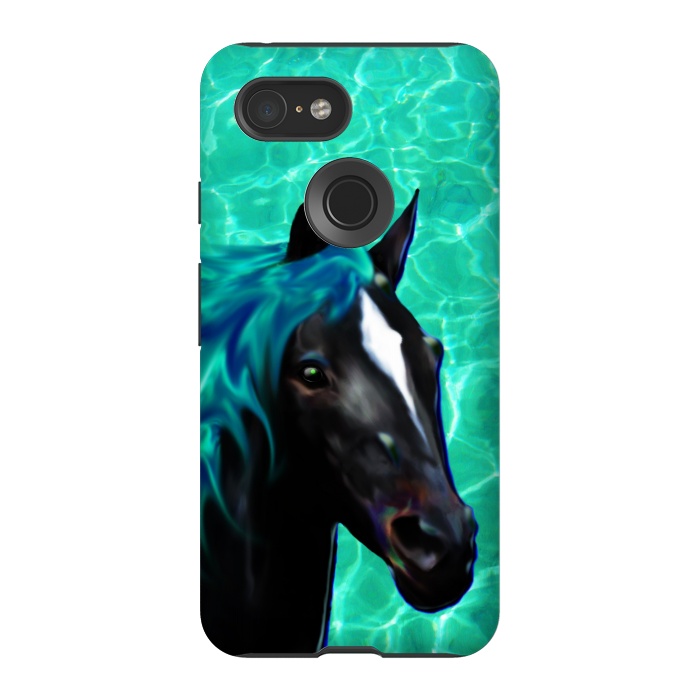 Pixel 3 StrongFit Horse Spirit Water Dream by BluedarkArt