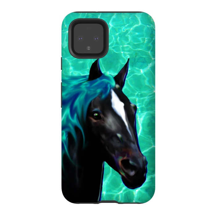 Pixel 4 StrongFit Horse Spirit Water Dream by BluedarkArt