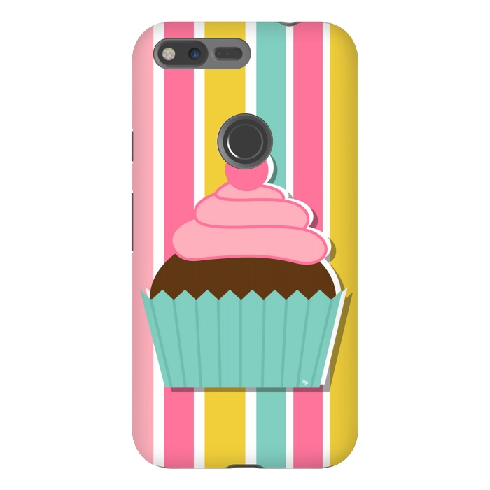 Pixel XL StrongFit Colorful cupcake by Martina