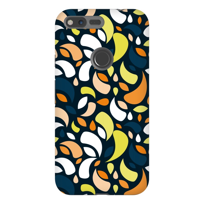 Pixel XL StrongFit multicolored leaf shapes by TMSarts