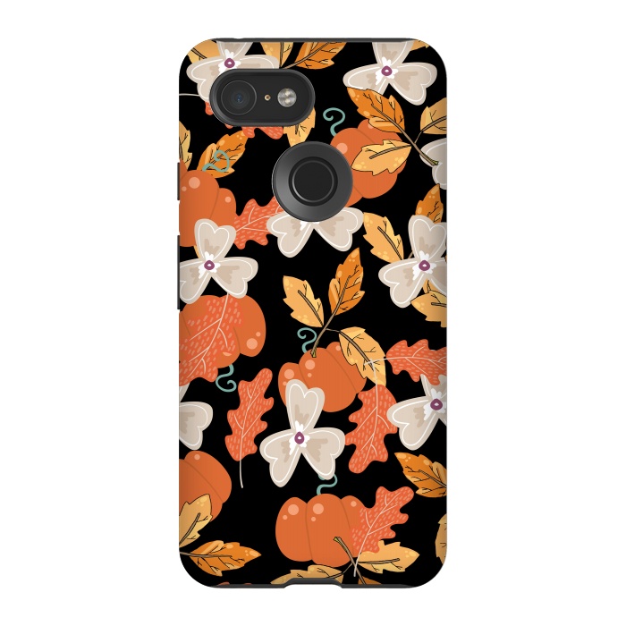 Pixel 3 StrongFit Pumpkin and Spice by Allgirls Studio