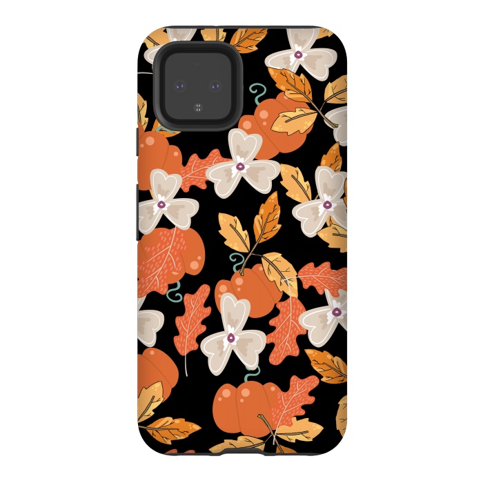 Pixel 4 StrongFit Pumpkin and Spice by Allgirls Studio