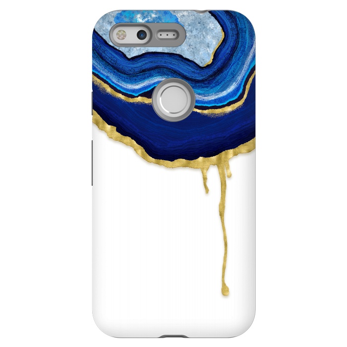 Pixel StrongFit Sapphire Dripping Agate by Noonday Design