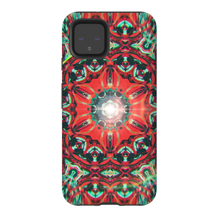 Pixel 4 StrongFit Abstract Mandala I by Art Design Works