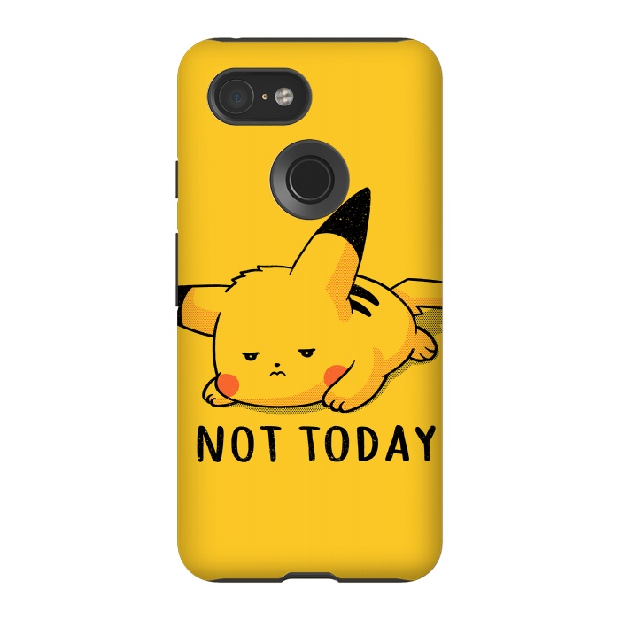 Pixel 3 StrongFit Pikachu Not Today by eduely