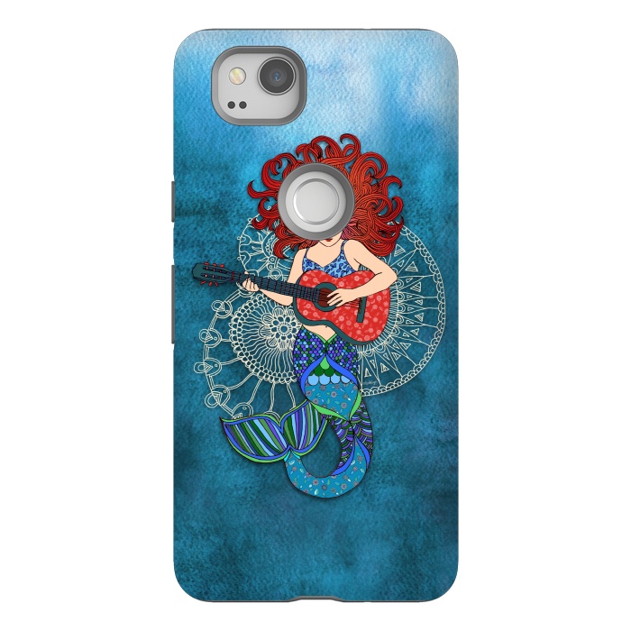 Pixel 2 StrongFit Musical Mermaid by Micklyn Le Feuvre