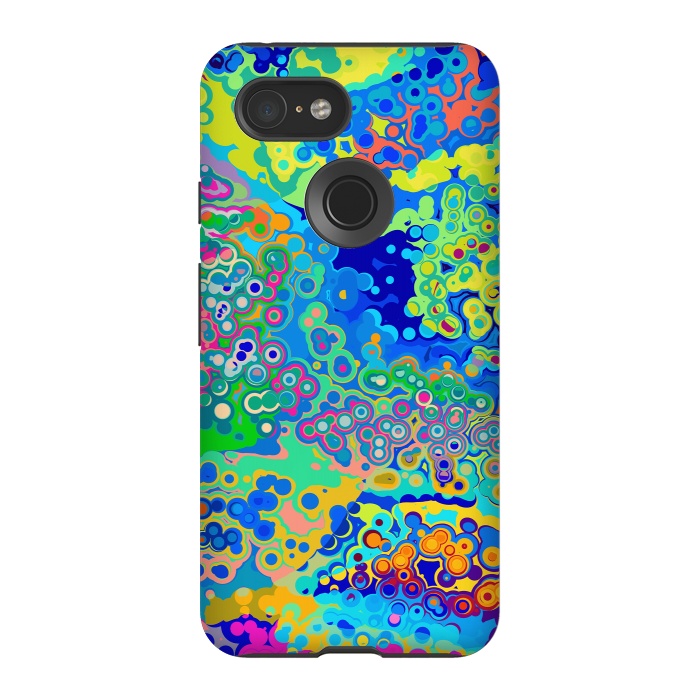 Pixel 3 StrongFit Colorful Cells Design by Art Design Works