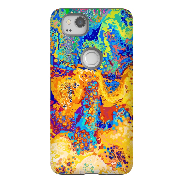 Pixel 2 StrongFit Colorful Cells Pattern Design by Art Design Works