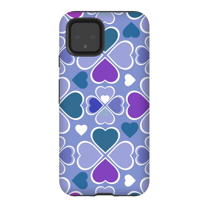 Pixel 4 StrongFit Hearts Flower Creation by Bledi