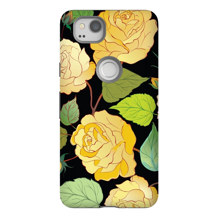 Pixel 2 StrongFit Colorful Roses 3 by Bledi