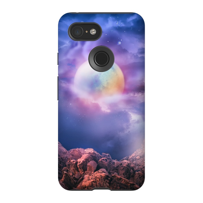 Pixel 3 StrongFit Magic Moon Night by Art Design Works