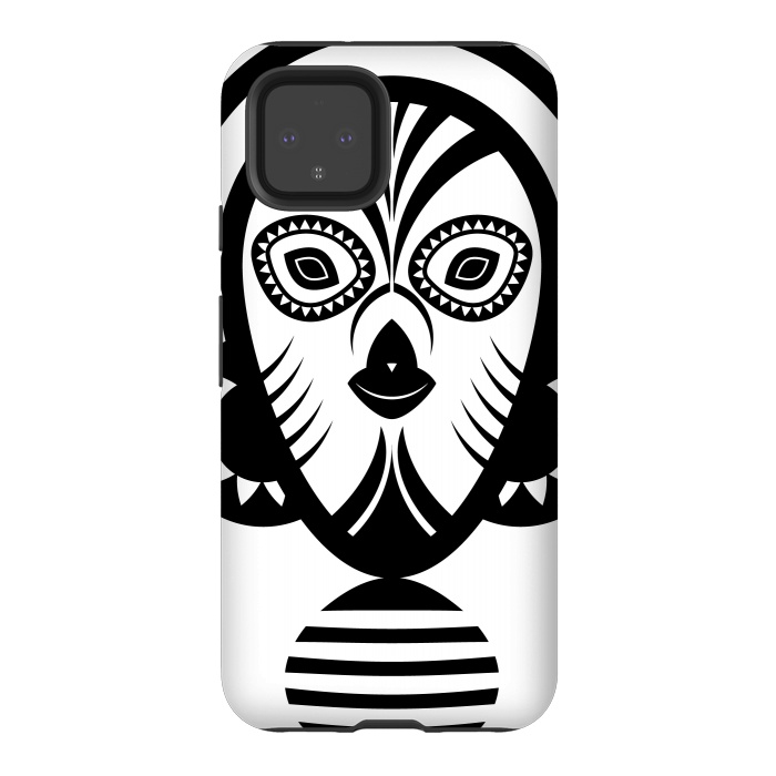 Pixel 4 StrongFit african inca mask by TMSarts