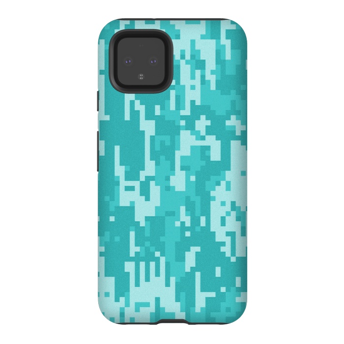 Pixel 4 StrongFit 8 Bit Ice Cammo by Carlos Maciel