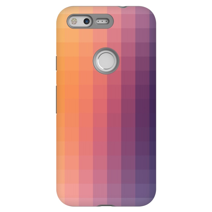 Pixel StrongFit Gradient, Purple and Orange by amini54