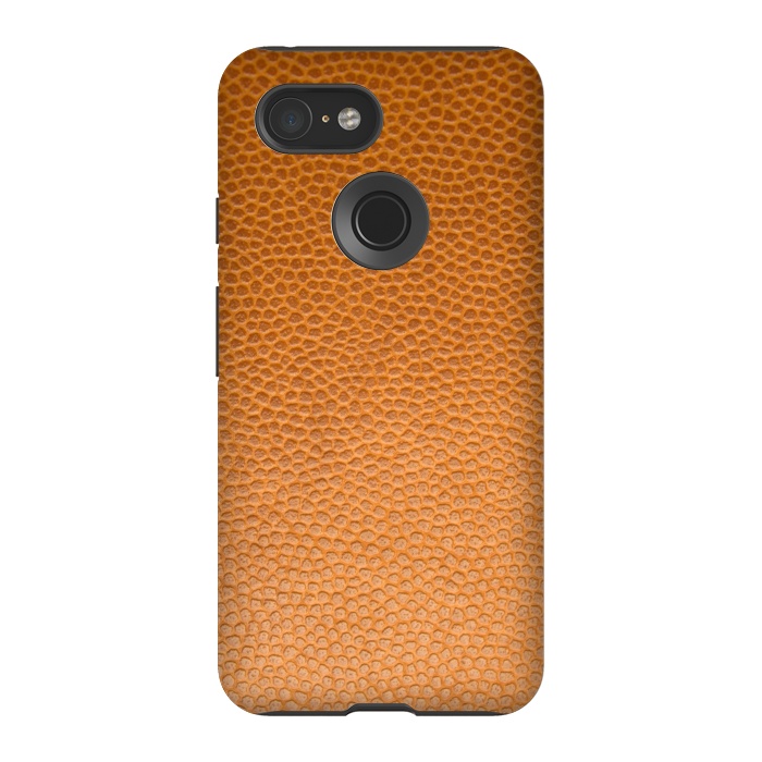 Pixel 3 StrongFit COPPER LEATHER by MALLIKA