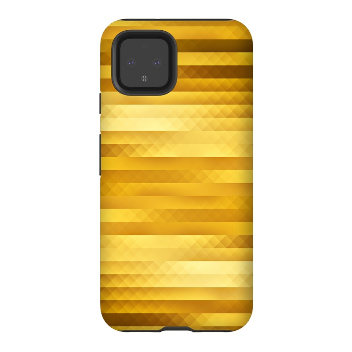 Pixel 4 StrongFit Gold Color Pattern by Art Design Works