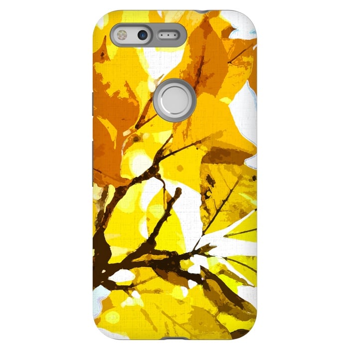 Pixel StrongFit Autumn colors, leaves #oil #on #canvas by Bledi
