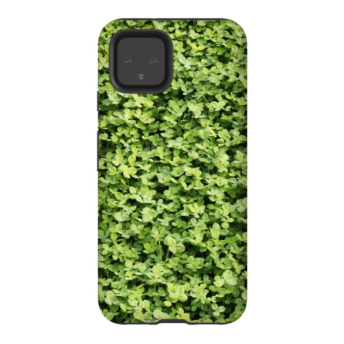 Pixel 4 StrongFit Irish Green Clovers by Takeapic Galicia