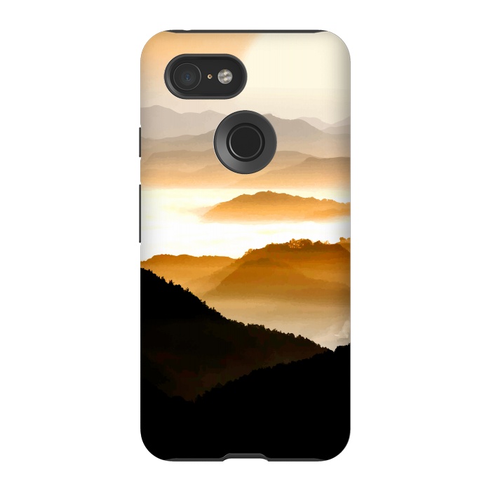 Pixel 3 StrongFit Sunrise Mountain by Creativeaxle