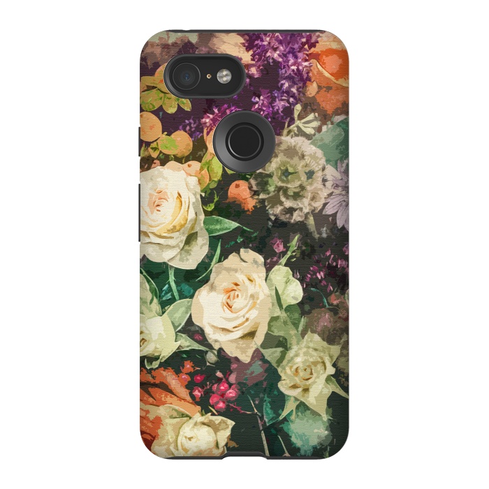 Pixel 3 StrongFit Floral Bunch by Creativeaxle
