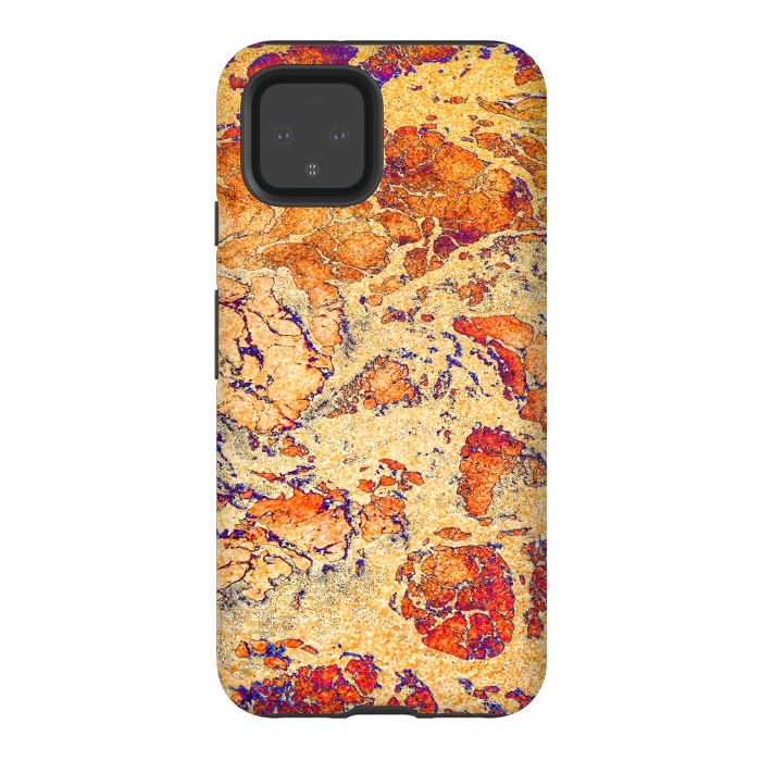 Pixel 4 StrongFit Abstract Gold by Creativeaxle